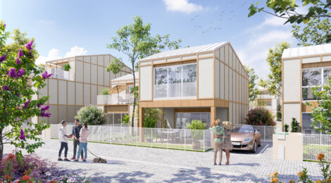 Programme immobilier neuf BELLES HOUSES - Dijon écoquartier à 10 min  du tram T2 (21000) - Référence : 11095