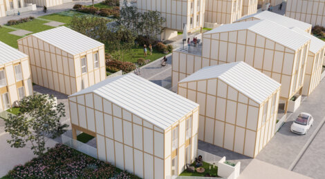 Programme immobilier neuf BELLES HOUSES - Dijon écoquartier à 10 min  du tram T2 (21000) - Référence : 11095