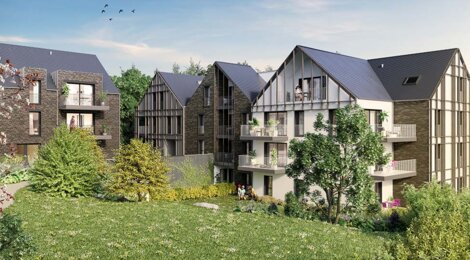 Programme immobilier neuf LE CLOS DE LA VICOMTE - Dinard : appartements et maisons neuves du studio au T4 à 5 min de la plage (35800) - Référence : 18009