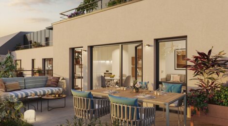 Programme immobilier neuf LADY - Dinard : appartements neufs T2–T5 à 1 km de la plage du Prieuré (35800) - Référence : 15226