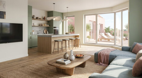 Programme immobilier neuf EDINGSTONE - Dingsheim : 22 appartements neufs du 2 au 4 pièces en cœur historique (67370) - Référence : 7792