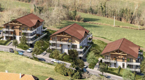 Programme immobilier neuf Les 6 Pétales - Dingy-en-Vuache à 30 minutes de Genève et d’Annemasse (74520) - Référence : 16030