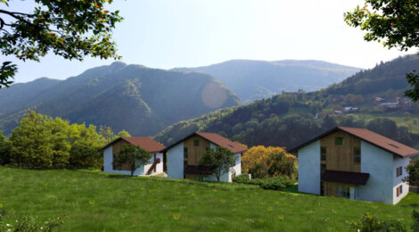 Programme immobilier neuf Les Embrunes - Dingy-Saint-Clair : Appartements T2–T4 avec terrasses, vues montagne et proximité pied de montagne (74230) - Référence : 7048