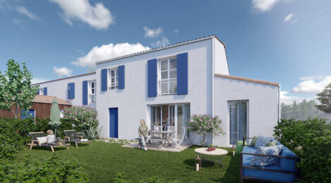 Programme immobilier neuf RESIDENCE L'ARCHIPEL - Dolus-d'Oléron : Appartements T3–T5 et maisons avec jardins, terrasses et parking aérien au cœur de la ville (17550) - Référence : 8747