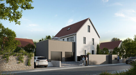 Programme immobilier neuf DUO CCMI - Dossenheim-Kochersberg aux portes de Strasbourg (67117) - Référence : 8434