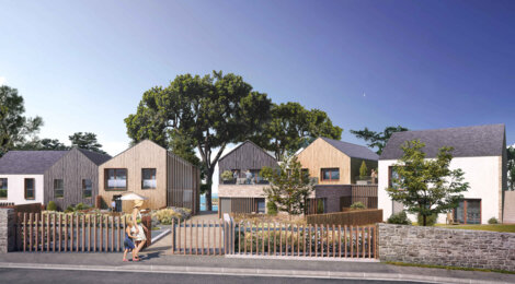 Programme immobilier neuf DOMAINE PETRA ALBA - Douarnenez : appartements neufs du 2 au 4 pièces à 250m de la plage (29100) - Référence : 14747