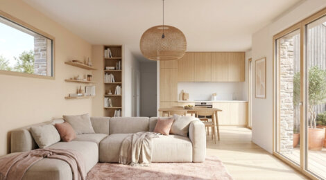 Programme immobilier neuf DOMAINE PETRA ALBA - Douarnenez : appartements neufs du 2 au 4 pièces à 250m de la plage (29100) - Référence : 14747