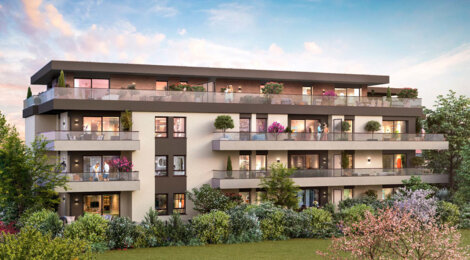 Programme immobilier neuf Villas Acacias - Douvaine à proximité de Genève en 40 min (74140) - Référence : 16201