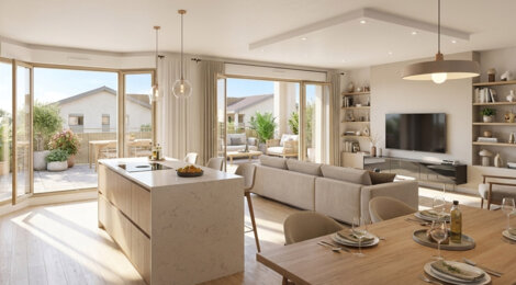 Programme immobilier neuf NEOZEN - Douvaine appartements lumineux proche Genève et commerces (74140) - Référence : 17665