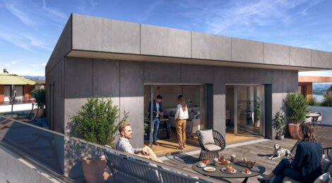 Programme immobilier neuf TERRE & O - Douvaine proche à pied de la mairie (74140) - Référence : 9176