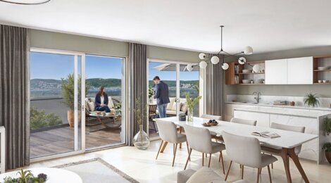 Programme immobilier neuf TERRE & O - Douvaine proche à pied de la mairie (74140) - Référence : 9176