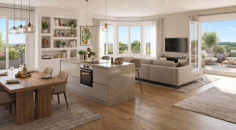 Programme immobilier neuf Les Terrasses du Dragon - Draguignan Léon Blum environnement calme et accès rapide littoral (83300) - Référence : 16424
