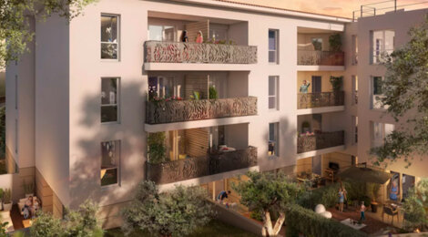 Programme immobilier neuf Les Terrasses du Dragon - Draguignan Léon Blum environnement calme et accès rapide littoral (83300) - Référence : 16424