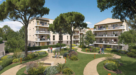 Programme immobilier neuf Les Jardins de Novaia - Draguignan quartier Billette à 9 min à vélo du centre historique (83300) - Référence : 16423