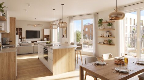 Programme immobilier neuf LES TERRASSES MARCEAU TR2 D1 - Drancy à 13 minutes du RER B Le Bourget (93700) - Référence : 18239