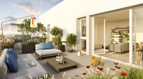 Programme immobilier neuf LES TERRASSES MARCEAU TR2 D1 - Drancy à 13 minutes du RER B Le Bourget (93700) - Référence : 18239