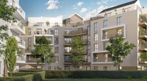 Programme immobilier neuf DOMAINE GRIMAU - Drancy adresse pavillonnaire connectée au Grand Paris (93700) - Référence : 17272