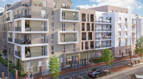Programme immobilier neuf DOMAINE GRIMAU - Drancy adresse pavillonnaire connectée au Grand Paris (93700) - Référence : 17272