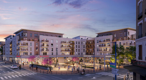 Programme immobilier neuf GREEN MELODY - Drancy : Appartements T2–T5 avec terrasses, parking sécurisé et proximité centre-ville (93700) - Référence : 14758