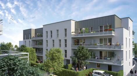 Programme immobilier neuf MySquare - Dreux : appartements neufs du studio au 4 pièces en ZAC du Square (28100) - Référence : 11547