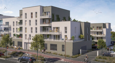 Programme immobilier neuf MySquare - Dreux : appartements neufs du studio au 4 pièces en ZAC du Square (28100) - Référence : 11547