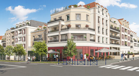 Programme immobilier neuf Résidence de L'Ormeteau - Dugny résidence face aux écoles proche RER B via tram T11 (93440) - Référence : 17438