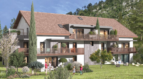 Programme immobilier neuf L' écrin - Duingt à proximité du Massif du Taillefer (74410) - Référence : 12862