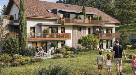 Programme immobilier neuf PERLE DU LAC - Duingt vivre entre lac et montagnes proche Annecy (74410) - Référence : 16162