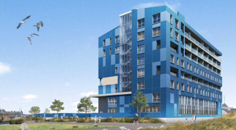 Programme immobilier neuf Le Grand Bleu - Dunkerque : Appartements T2–T5 avec terrasses, parking sécurisé et proximité mer et port de plaisance (59140) - Référence : 16924