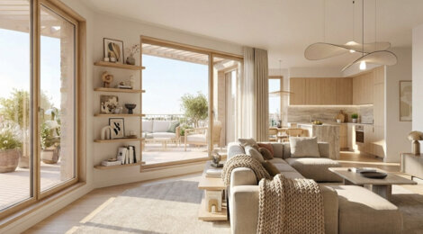 Programme immobilier neuf Les Rives du Port - Dunkerque vue mer quartier Pointe des Alliés (59140) - Référence : 15781