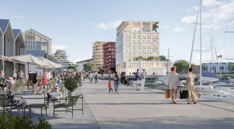 Programme immobilier neuf Les Rives du Port - Dunkerque vue mer quartier Pointe des Alliés (59140) - Référence : 15781