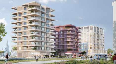 Programme immobilier neuf Les Rives du Port - Dunkerque vue mer quartier Pointe des Alliés (59140) - Référence : 15781