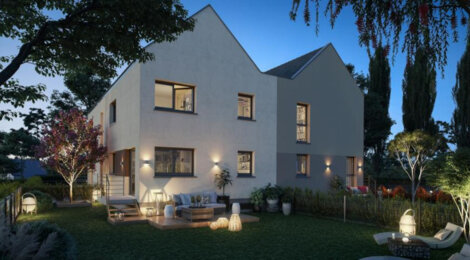 Programme immobilier neuf LES CARRES FLORE - Duppigheim : Maisons T4 avec jardins, garages et plancher chauffant proche de l’aéroport de Strasbourg (67120) - Référence : 5527