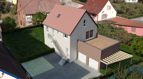 Programme immobilier neuf LES DUOS ALTEZZA - Durningen à deux pas de la mairie (67270) - Référence : 11707