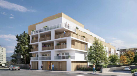 Programme immobilier neuf Côté Parcs - Échirolles à deux pas du tramway Ligne A (38130) - Référence : 15391