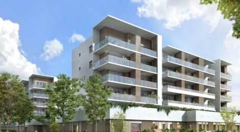 Programme immobilier neuf LE CARRE JAURES - Échirolles : appartements neufs T2–T4 à 15 min de Grenoble (38130) - Référence : 10955