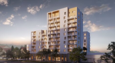 Programme immobilier neuf L'ELEGANCE - Echirolles : Appartements T2–T4 avec balcons, vues montagne et isolation RT2012 en pleine nature (38130) - Référence : 10951