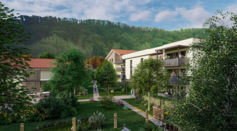 Programme immobilier neuf Domaine de la Frange Verte - Tranche 3 - BAT E&F - Échirolles quartier pavillonnaire calme à deux pas du centre (38130) - Référence : 13831