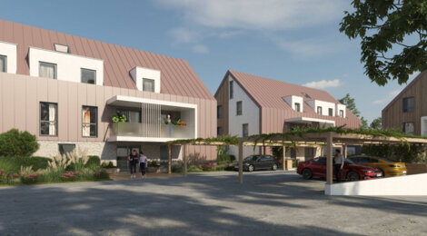 Programme immobilier neuf HARMONIA -  Eckbolsheim : appartements neufs du 2 au 6 pièces en plein hypercentre (67201) - Référence : 8335