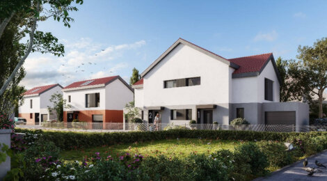 Programme immobilier neuf LE CLOS DES CHAMPS - Eckbolsheim : maisons neuves 4 pièces en quartier résidentiel (67201) - Référence : 8192