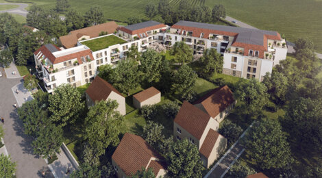 Programme immobilier neuf Villa Hennequin - Ecquevilly proche de la gare Transilien J (78920) - Référence : 12896