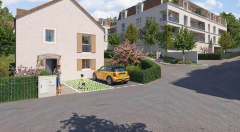 Programme immobilier neuf Les Jardins de Fréville - Égly appartements et maisons proches centre ville (91520) - Référence : 17811