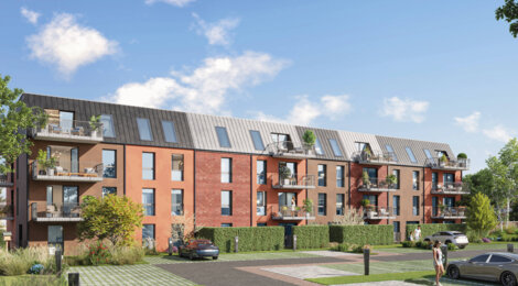 Programme immobilier neuf La Résidence du Parc - Emmerin : appartements neufs du 2 au 4 pièces en centre-ville proche de Lille (59320) - Référence : 9939