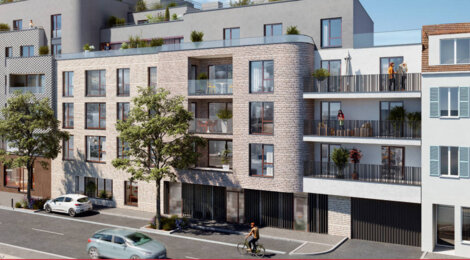 Programme immobilier neuf LAC EN SCÈNE - Enghien-les-Bains : Appartements studio–T6 avec toits-terrasses et vue sur le lac proche des espaces naturels (95880) - Référence : 14197