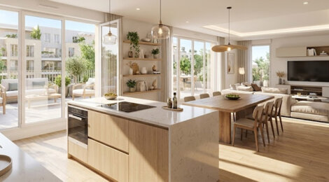 Programme immobilier neuf VILLA JOFFRE - Épinay-sur-Seine cadre verdoyant à 10 min du lac d’Enghien (93800) - Référence : 17401