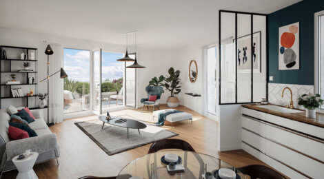 Programme immobilier neuf Les Terrasses de Paris - Épinay-sur-Seine centre à proximité du tramway T8 (93800) - Référence : 16511