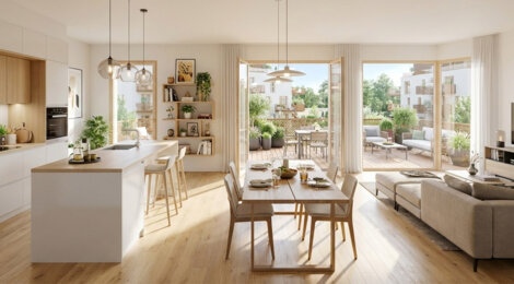 Programme immobilier neuf Oryza - Épron résidence neuve avec espaces verts partagés (14610) - Référence : 14515