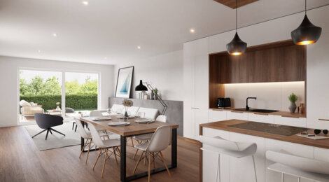 Programme immobilier neuf LES DUOS DU VIGNOBLE - Ergersheim : Appartements DUOS T2–T4 avec jardins privatifs, garages et luminosité entre vignoble et colombages (67120) - Référence : 6651