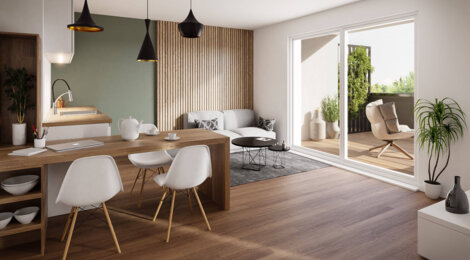 Programme immobilier neuf LES DUOS DU VIGNOBLE - Ergersheim : Appartements DUOS T2–T4 avec jardins privatifs, garages et luminosité entre vignoble et colombages (67120) - Référence : 6651