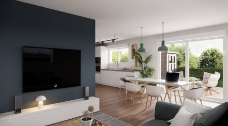 Programme immobilier neuf LES DUOS DU VIGNOBLE - Ergersheim : Appartements DUOS T2–T4 avec jardins privatifs, garages et luminosité entre vignoble et colombages (67120) - Référence : 6651